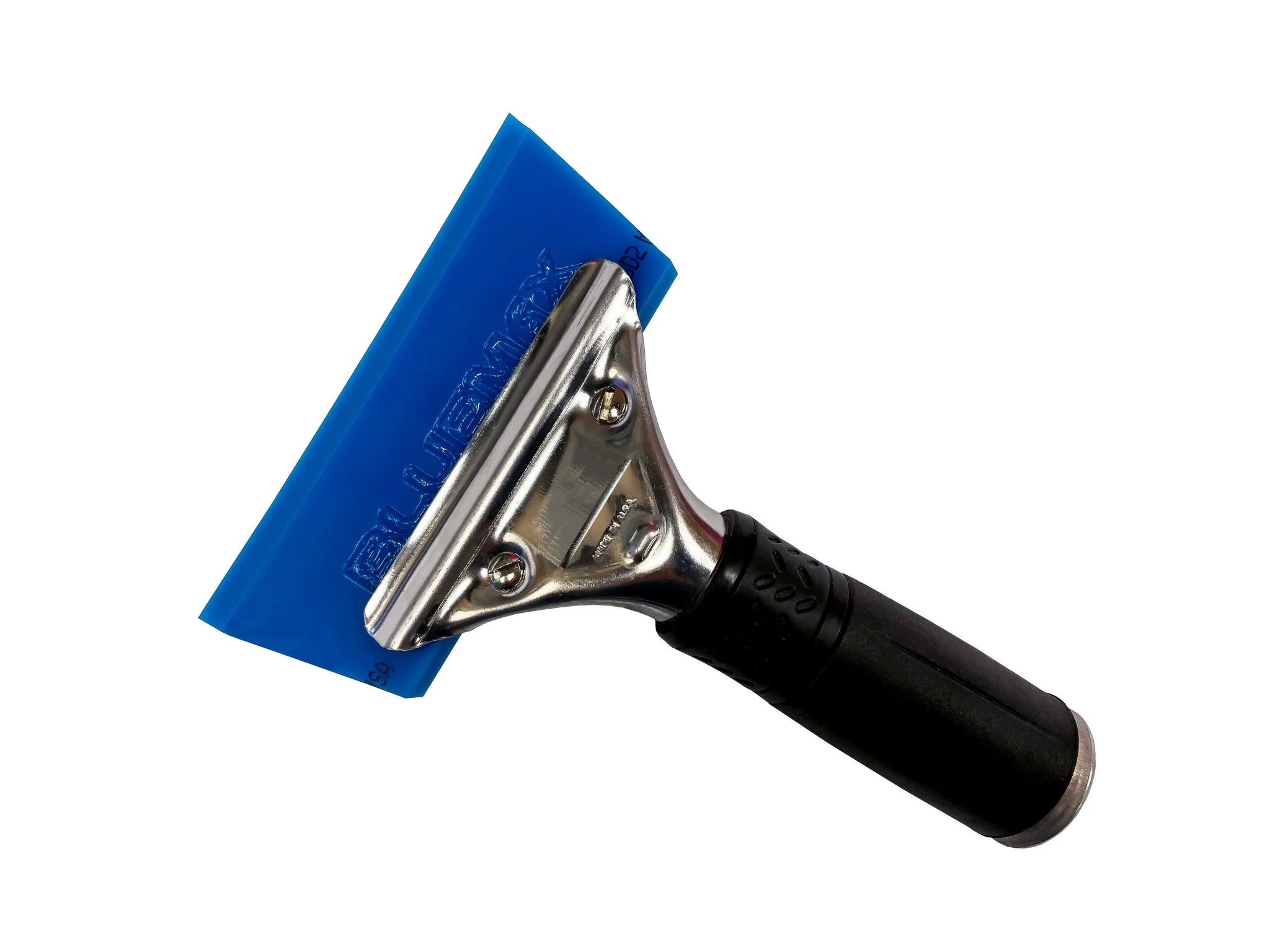Stainless Main Squeegee Handle with Blue Max 5" Cropped Blade - Lexen